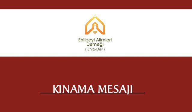 Ehlader'den Ş. Zeki Tümay Hocamıza Yapılan Saldırıya Kınama Mesajı