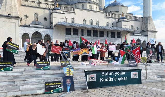 Şefkatli Eller Ehlibeyt Derneği’nden Ankara'da Filistin’e Destek Eylemi