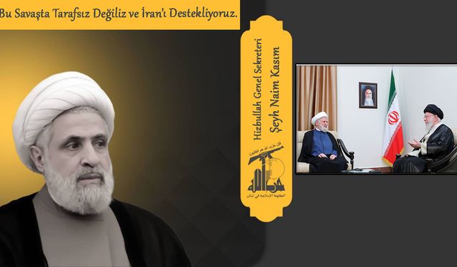 Tarafsız Değiliz; İran’ı Destekliyoruz!