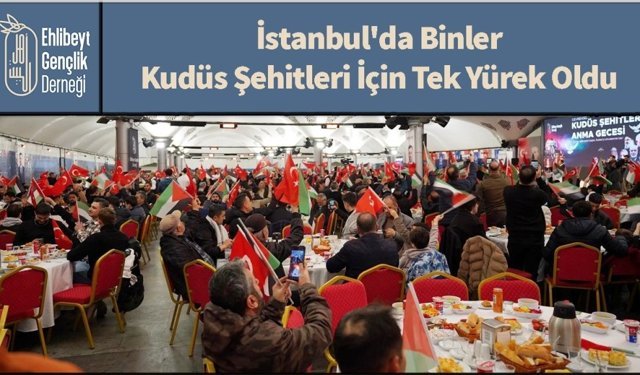 İstanbul Kudüs Şehitleri İçin Tek Yürek Oldu