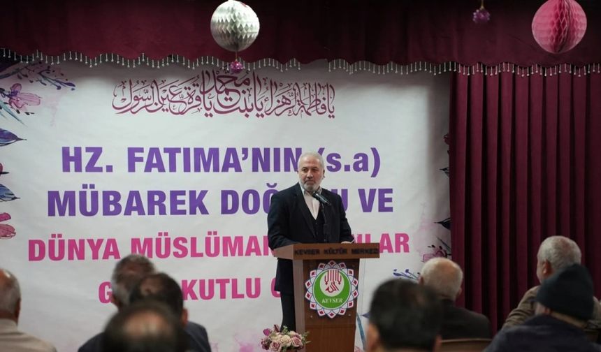 Hz. Fatıma'nın Mübarek Doğum Günü Kutlandı