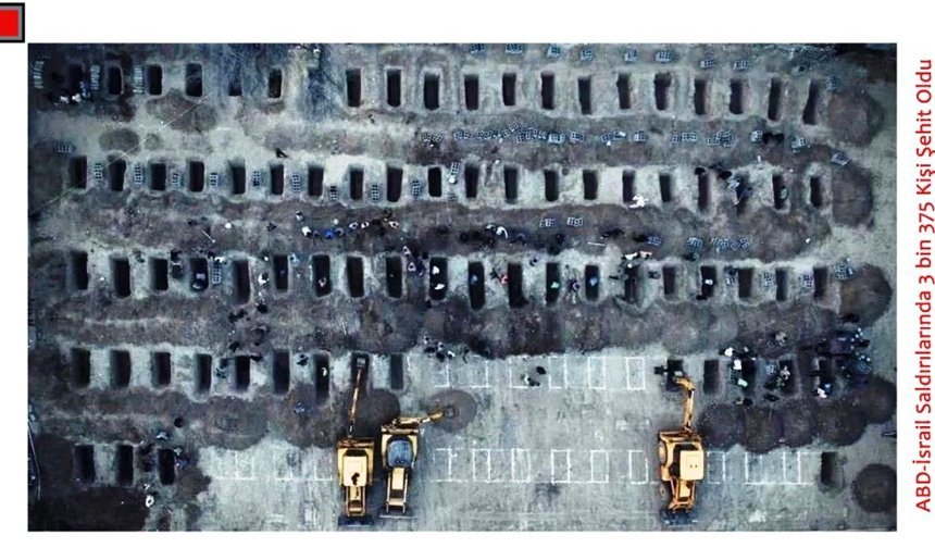 İran'da ABD-İsrail Saldırılarında 3 bin 375 Kişi Şehit Oldu