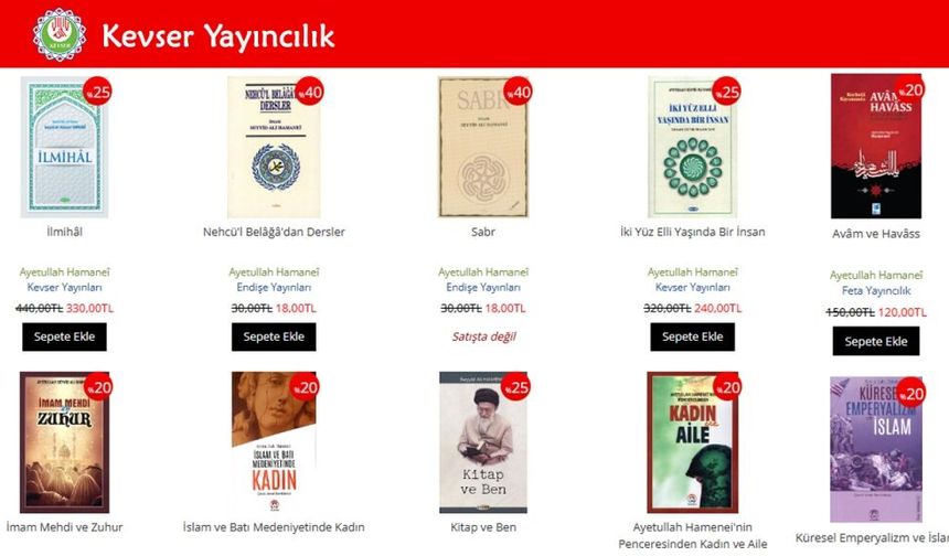 Ayetullah Hamaneî'nin Türkçeye Tercüme Edilen Tüm Kitapları